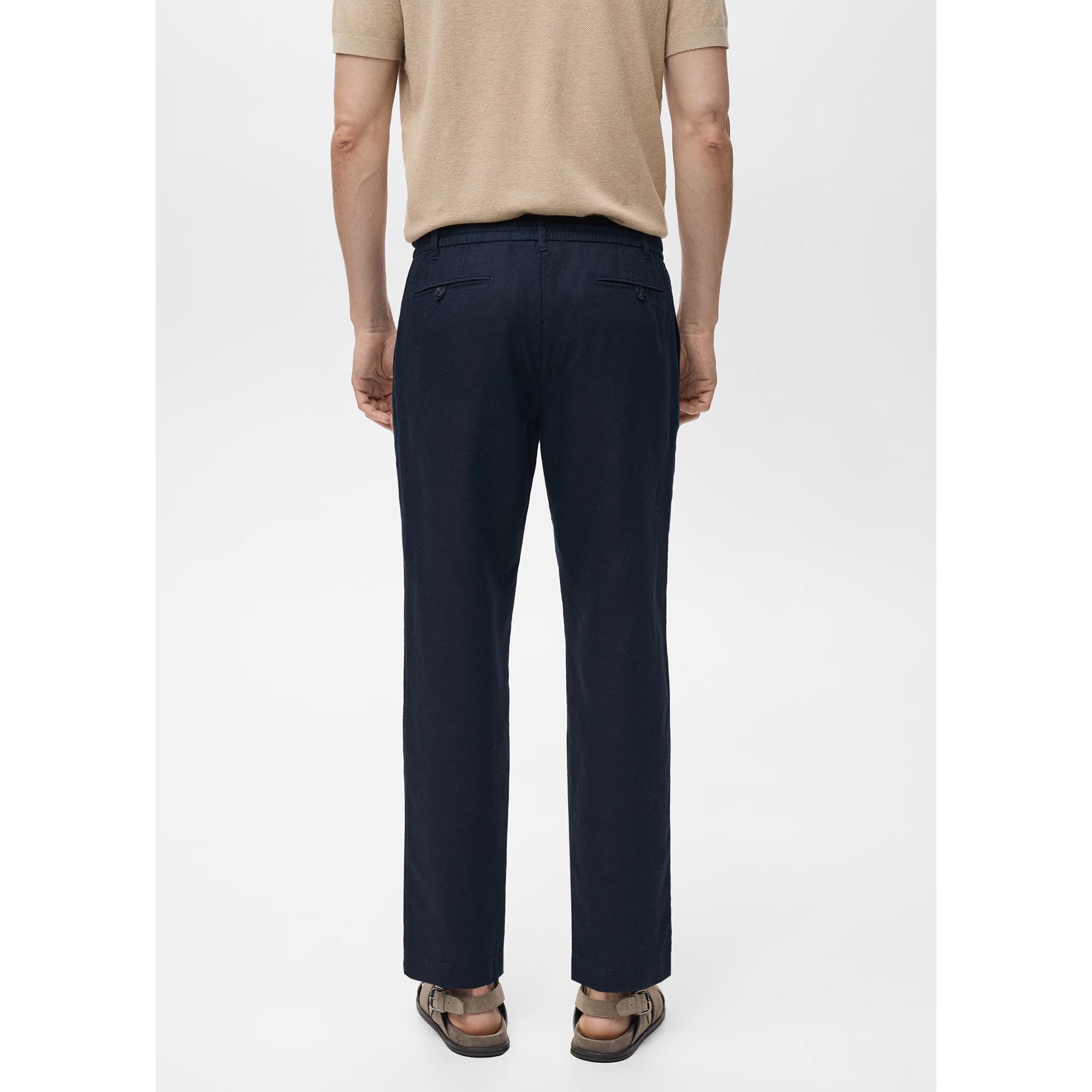 Mango Man Pantalon Lin Slim Fit  