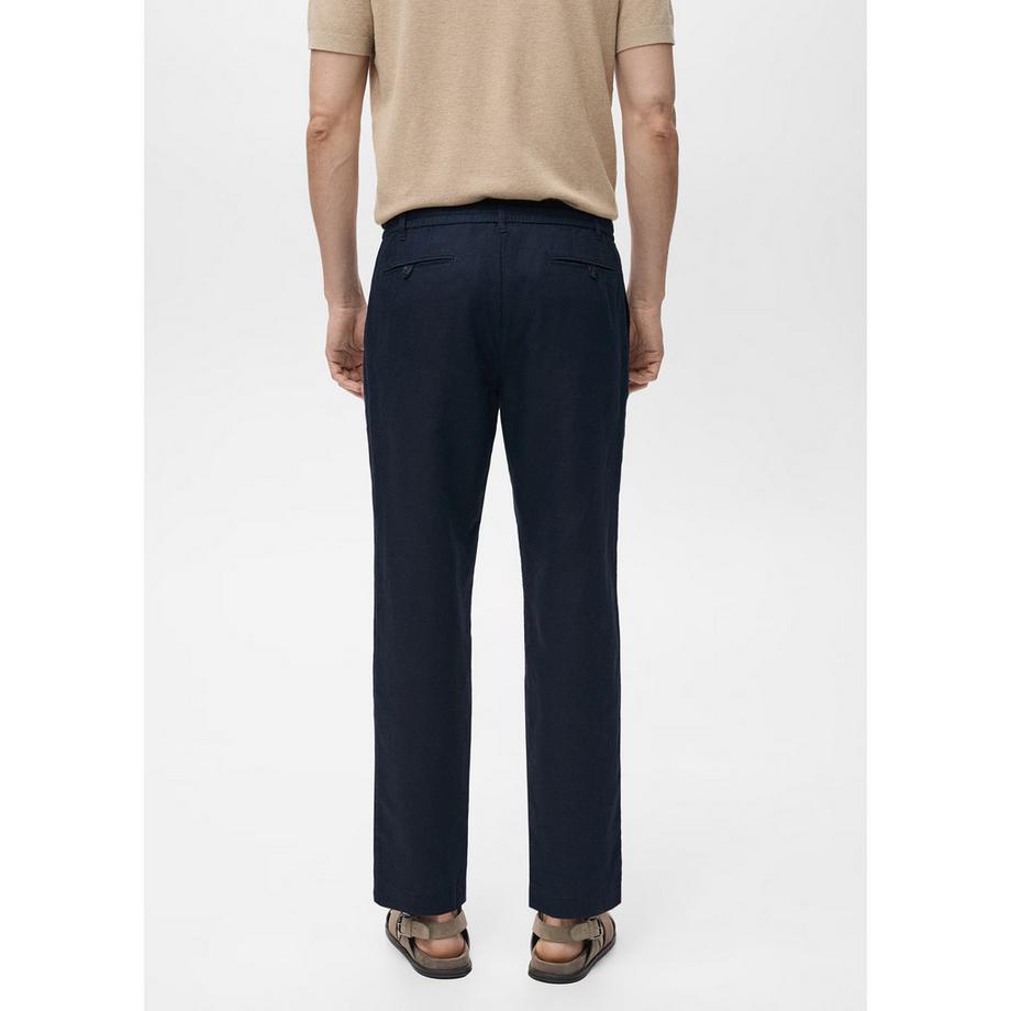 Mango Man Pantalon Lin Slim Fit  