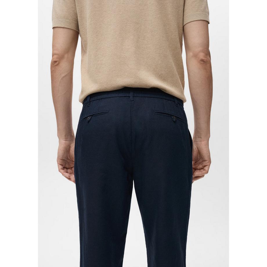 Mango Man Pantalon Lin Slim Fit  