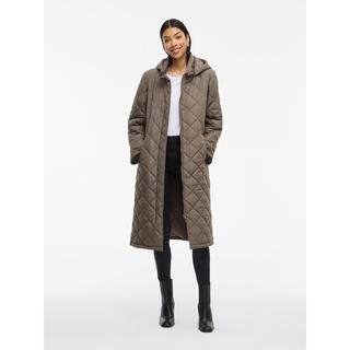 VILA Steppmantel mit Kapuze und Gürtel  