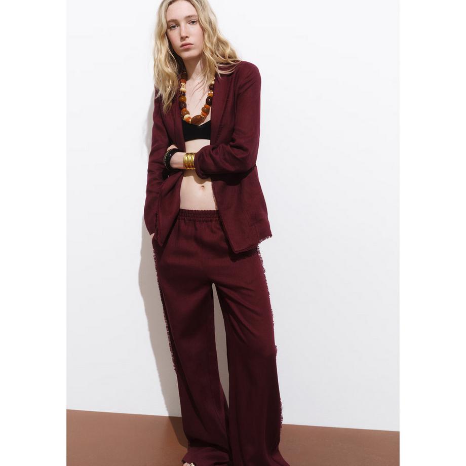 MANGO Tarida Pantaloni da Completo Gamba Dritta  