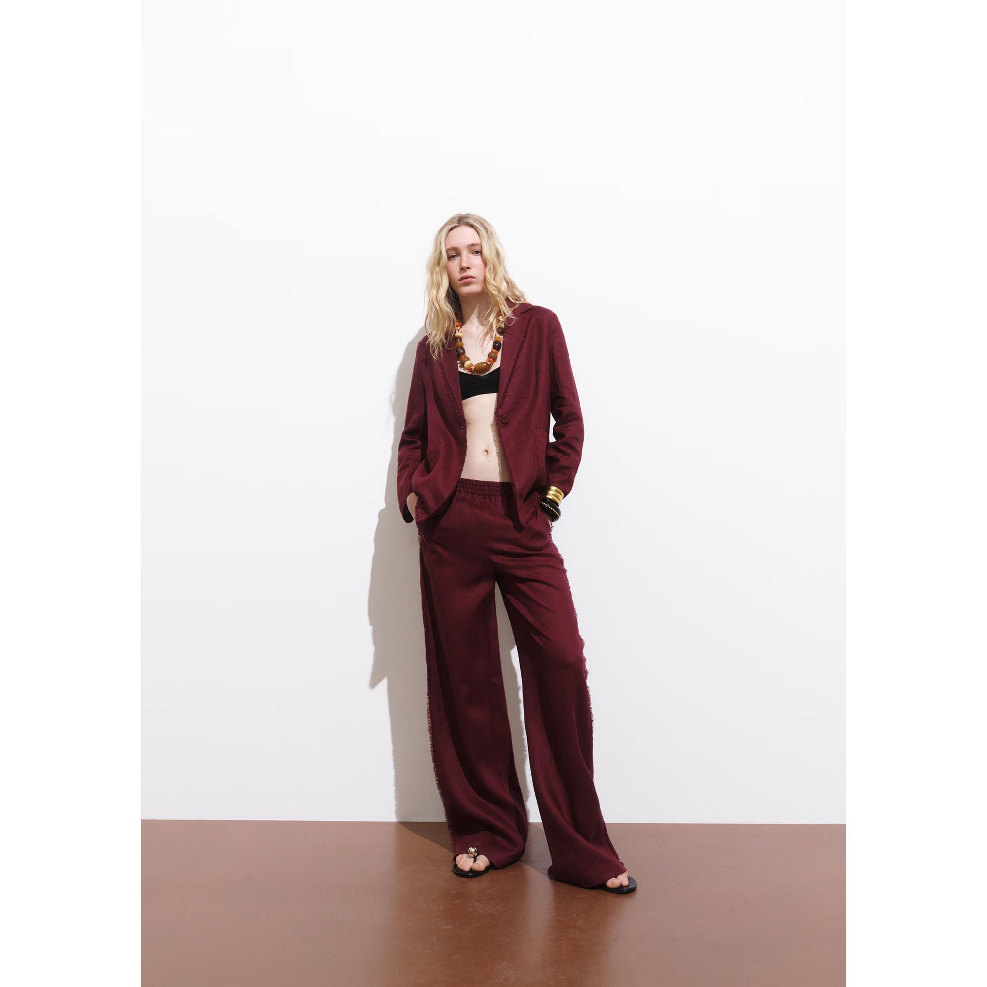 MANGO Tarida Pantalon de Costume Coupe Droite  