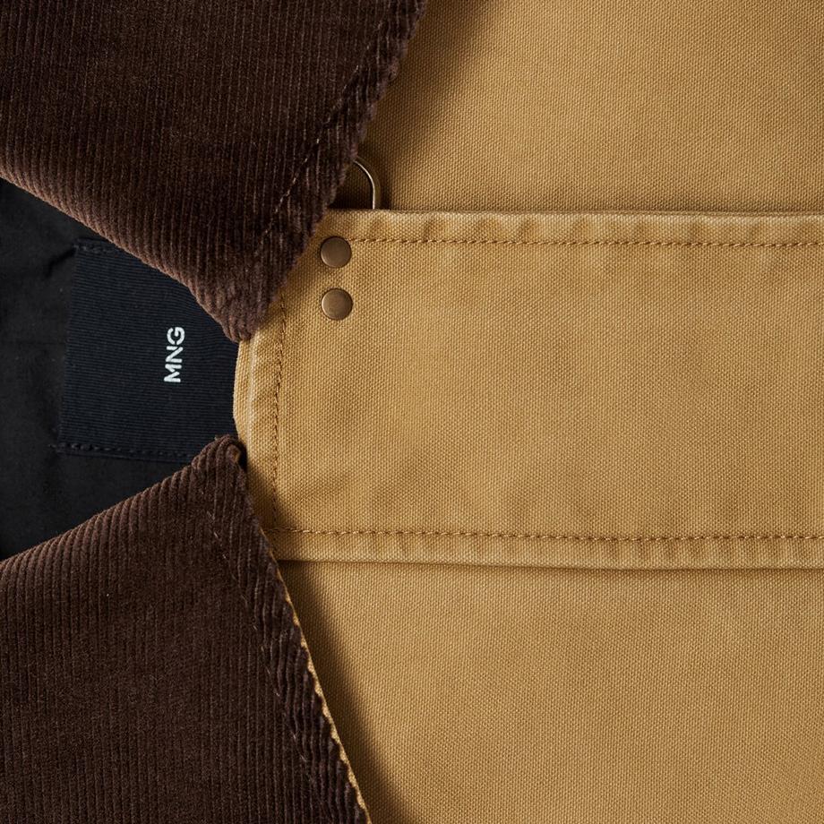 MANGO FIRE Parka mit Umlegekragen  