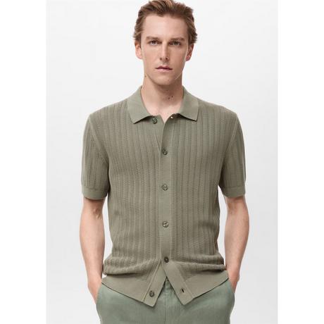 Mango Man Camicia Maglia Maniche Corte  