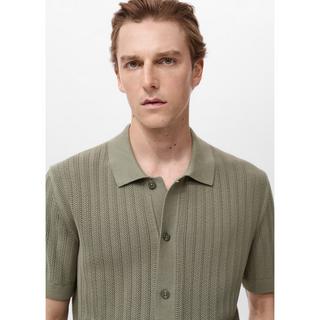 Mango Man Camicia Maglia Maniche Corte  
