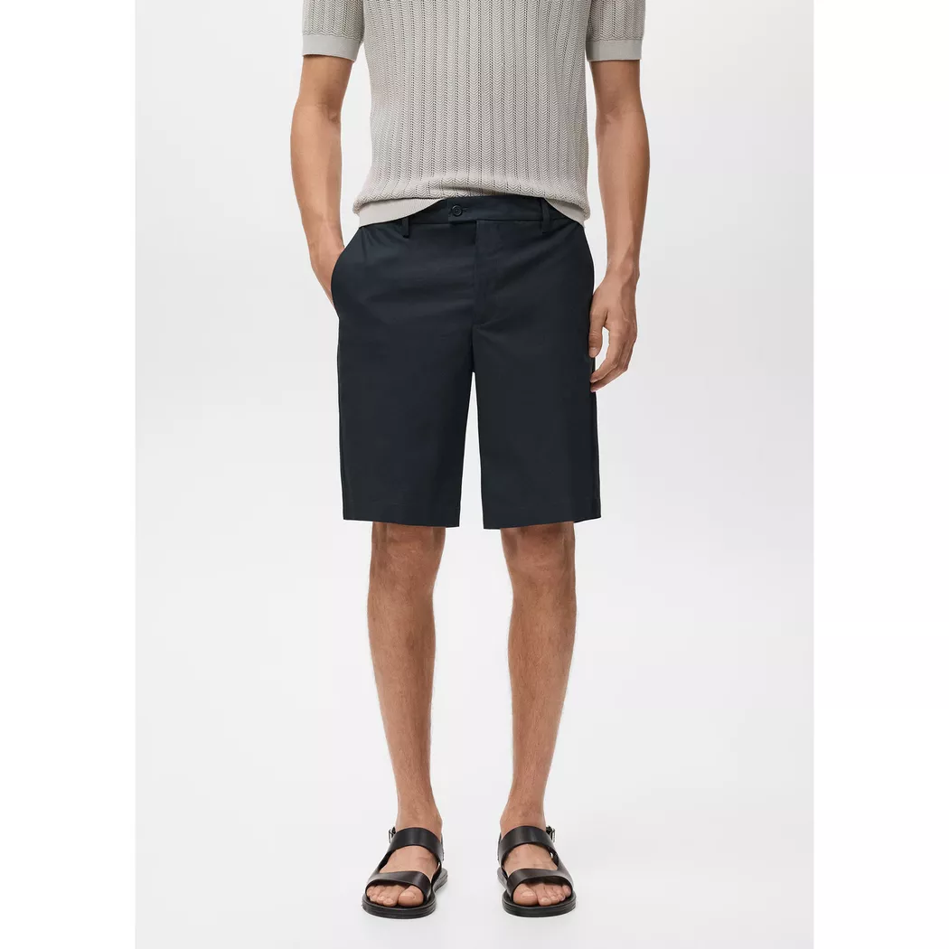 Mango Man - Bermuda Shorts, für Herren, Marine, Größe 42