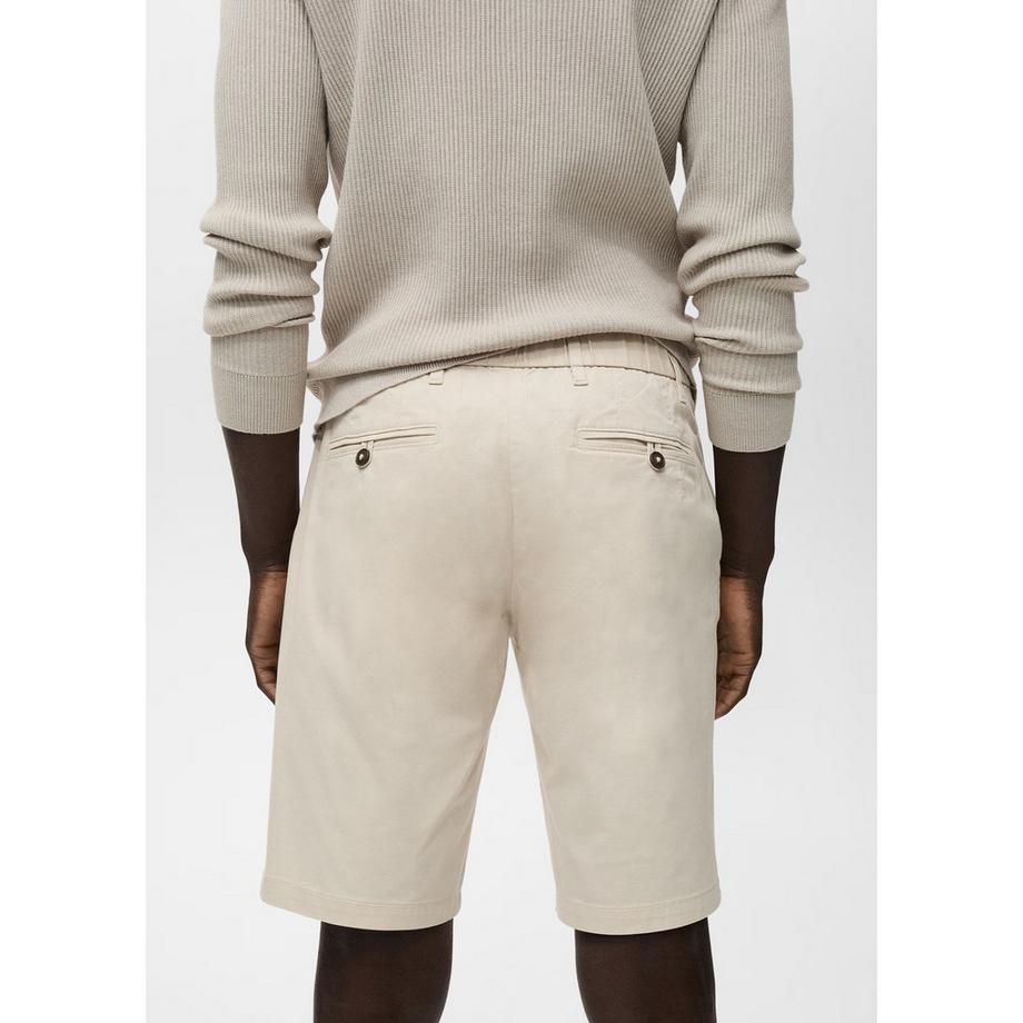Mango Man Bermuda Shorts Coupe Droite  
