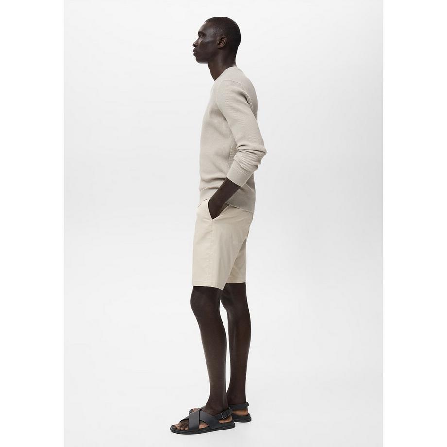 Mango Man Bermuda Shorts Coupe Droite  
