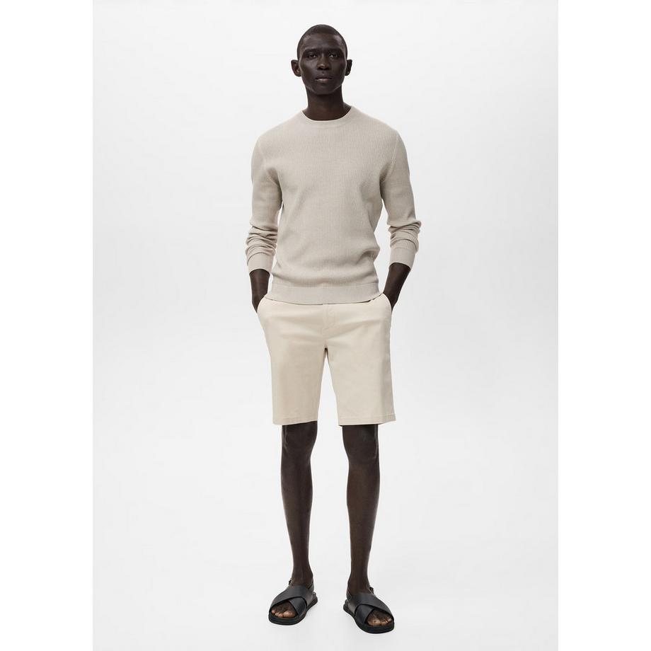 Mango Man Bermuda Shorts Coupe Droite  