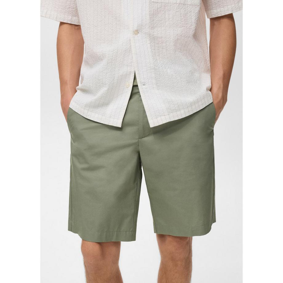 Mango Man Bermuda Shorts Coupe Droite  