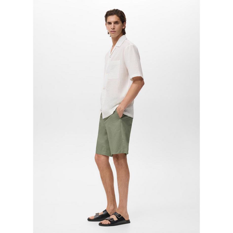 Mango Man Bermuda Shorts Coupe Droite  