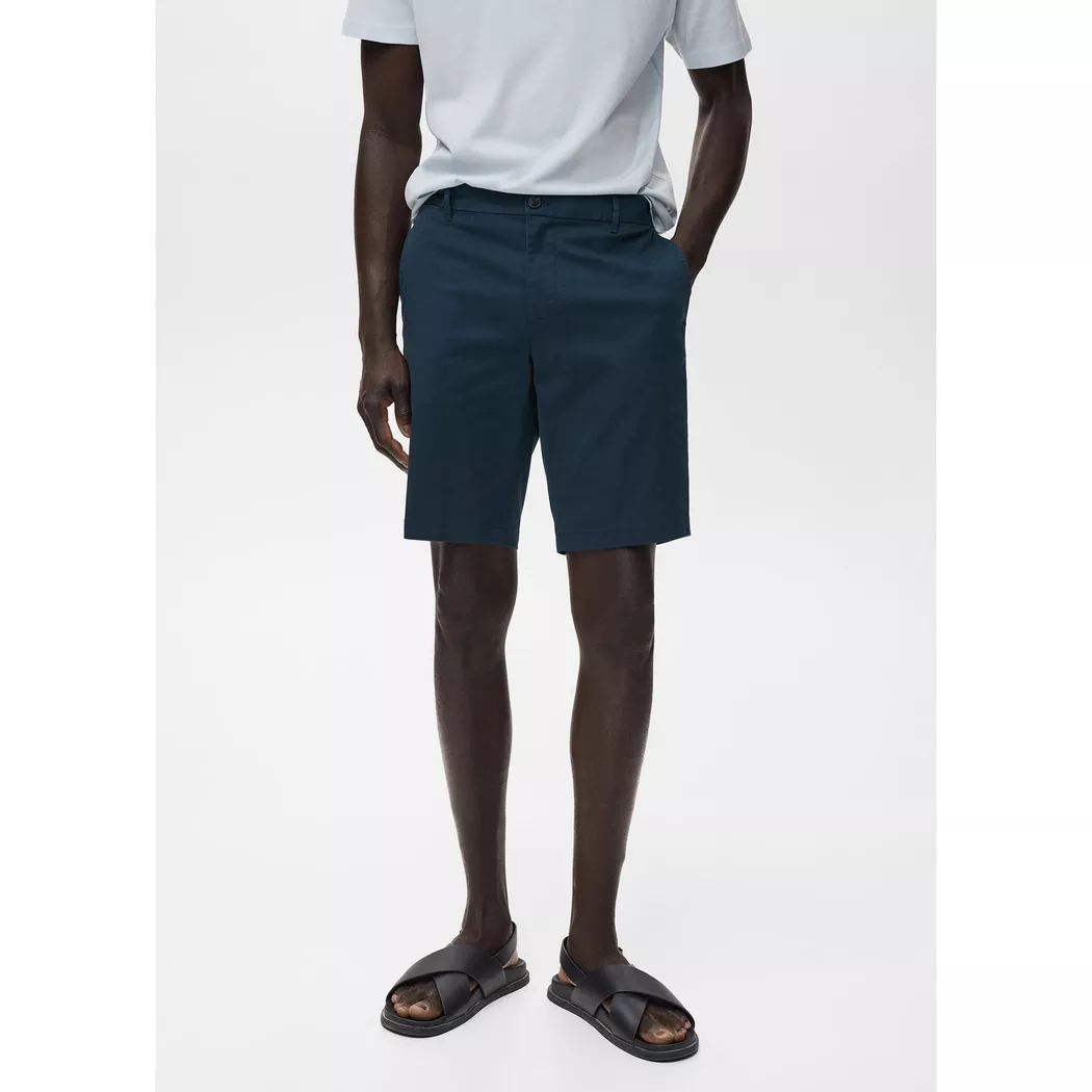 Mango Man - Bermuda Shorts, für Herren, Marine, Größe 46