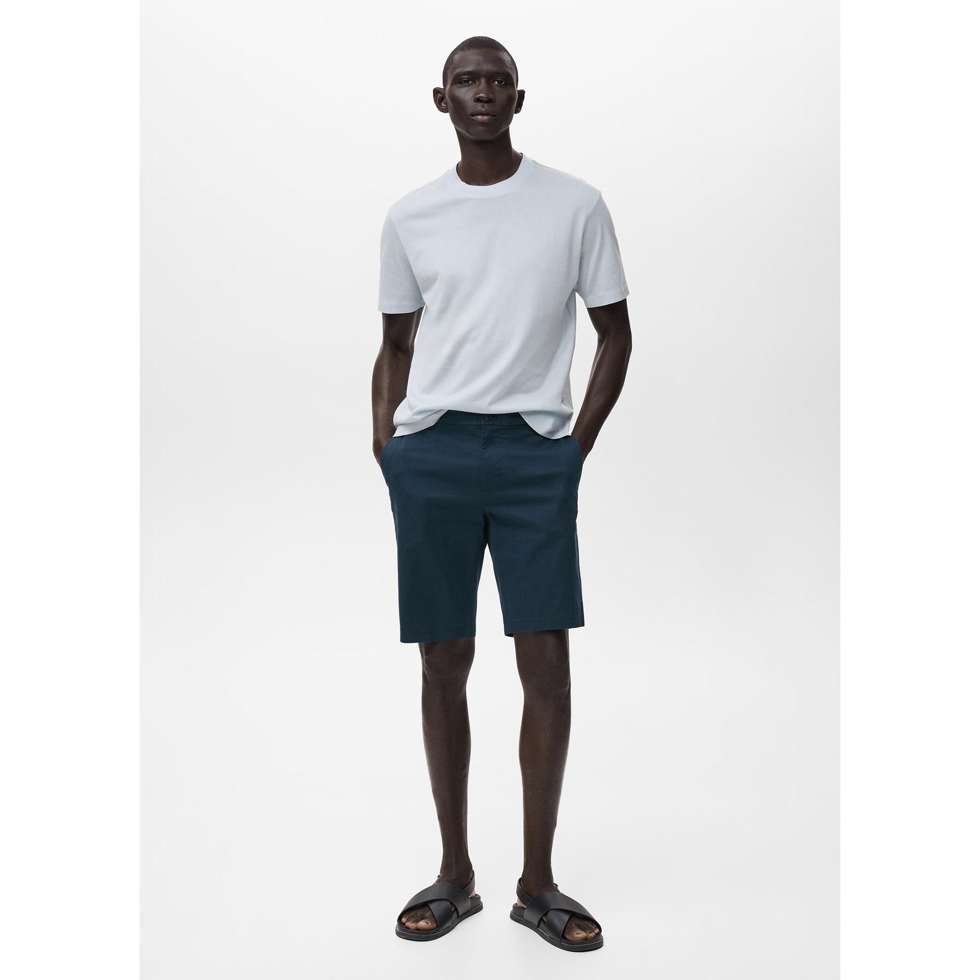 Mango Man Bermuda Shorts Straight Fit  