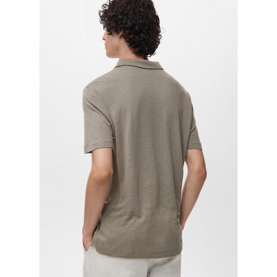 Mango Man Slim Fit Kurzarm Poloshirt  