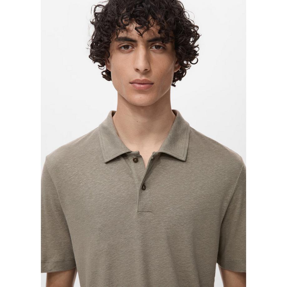 Mango Man Slim Fit Kurzarm Poloshirt  