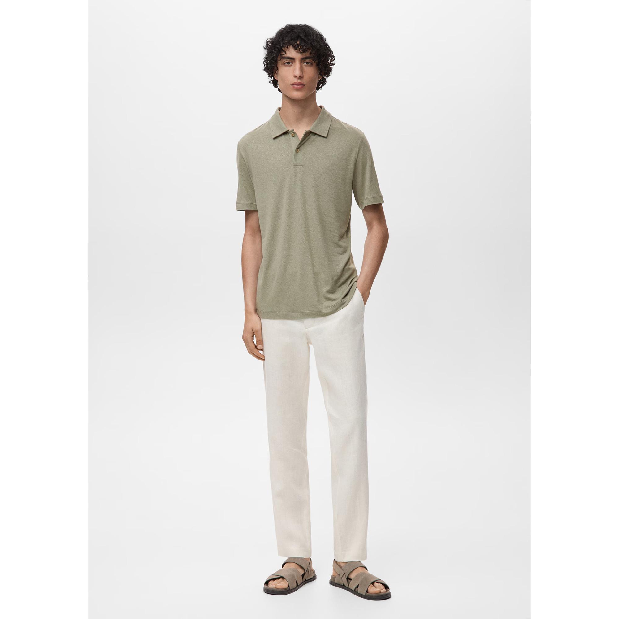 Mango Man Polo Slim Fit Maniche Corte  