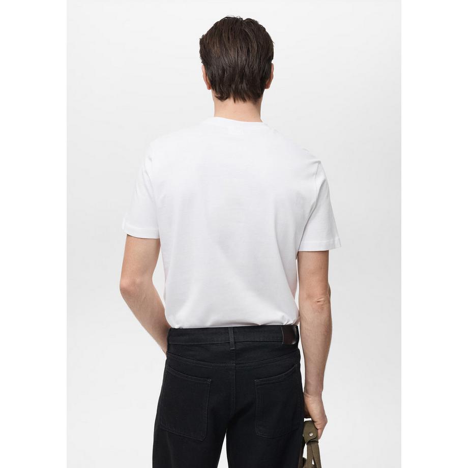 Mango Man T-shirt Slim Fit Col Rond Manches Courtes  