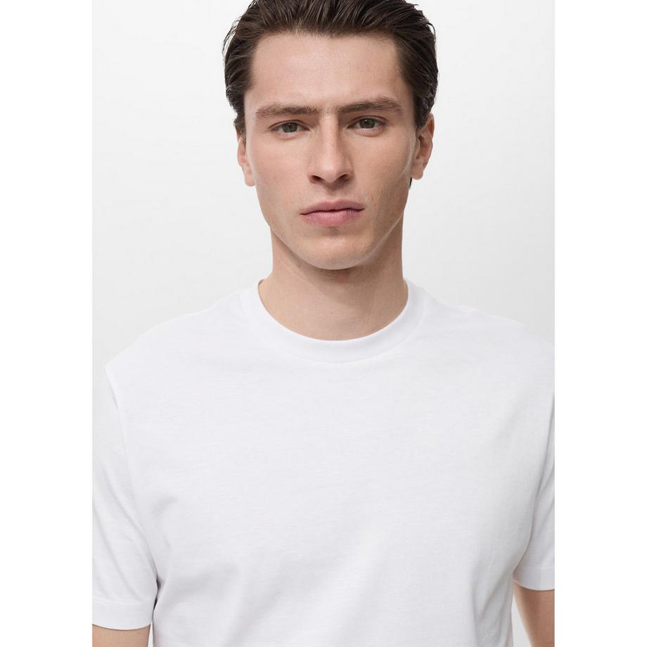 Mango Man T-shirt Slim Fit Col Rond Manches Courtes  