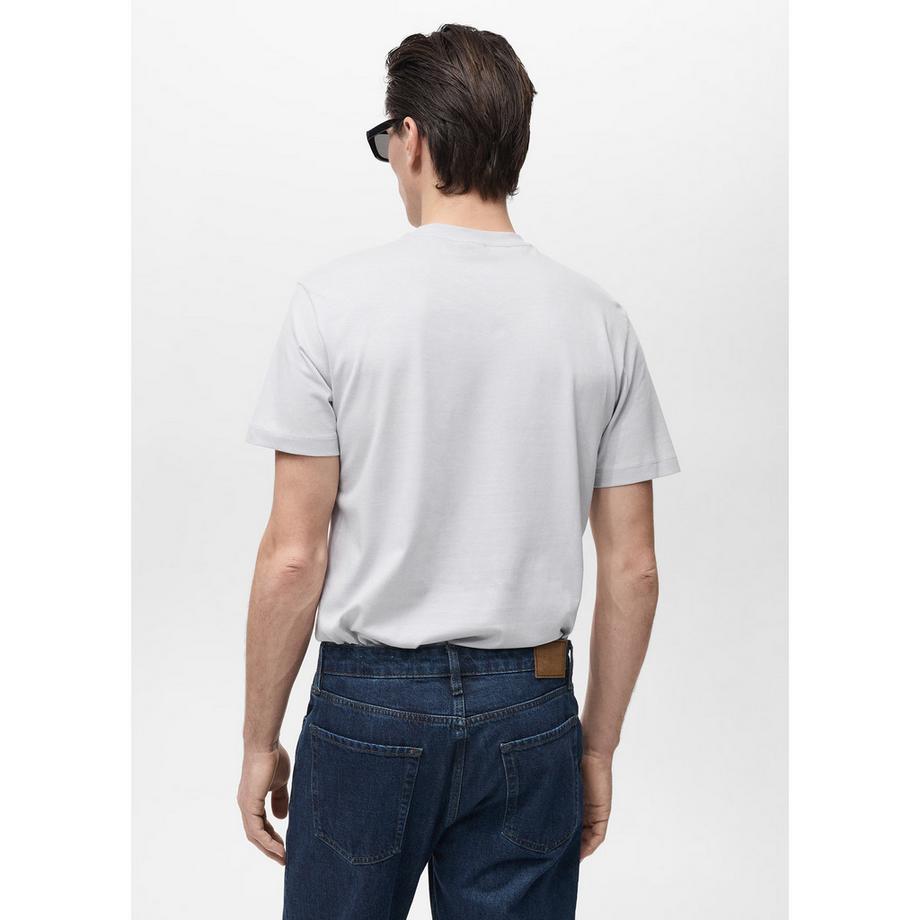 Mango Man Slim Fit Rundhals Kurzarm T-Shirt  