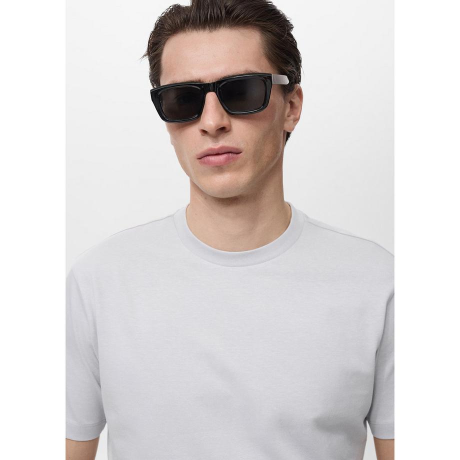 Mango Man Slim Fit Rundhals Kurzarm T-Shirt  