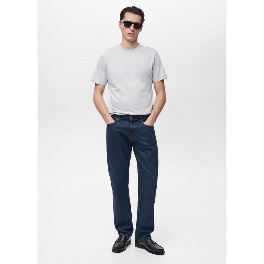 Mango Man Slim Fit Rundhals Kurzarm T-Shirt  