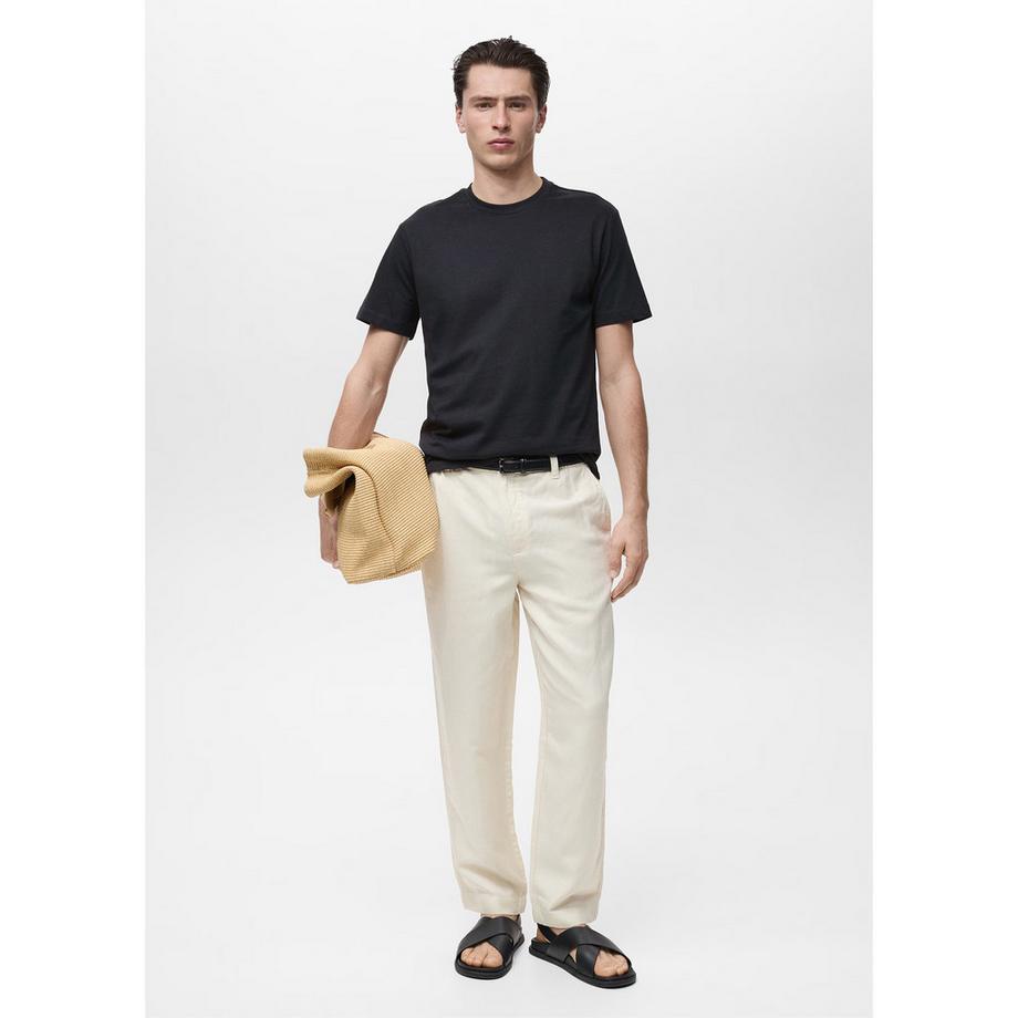 Mango Man T-shirt Slim Fit Girocollo Maniche Corte  