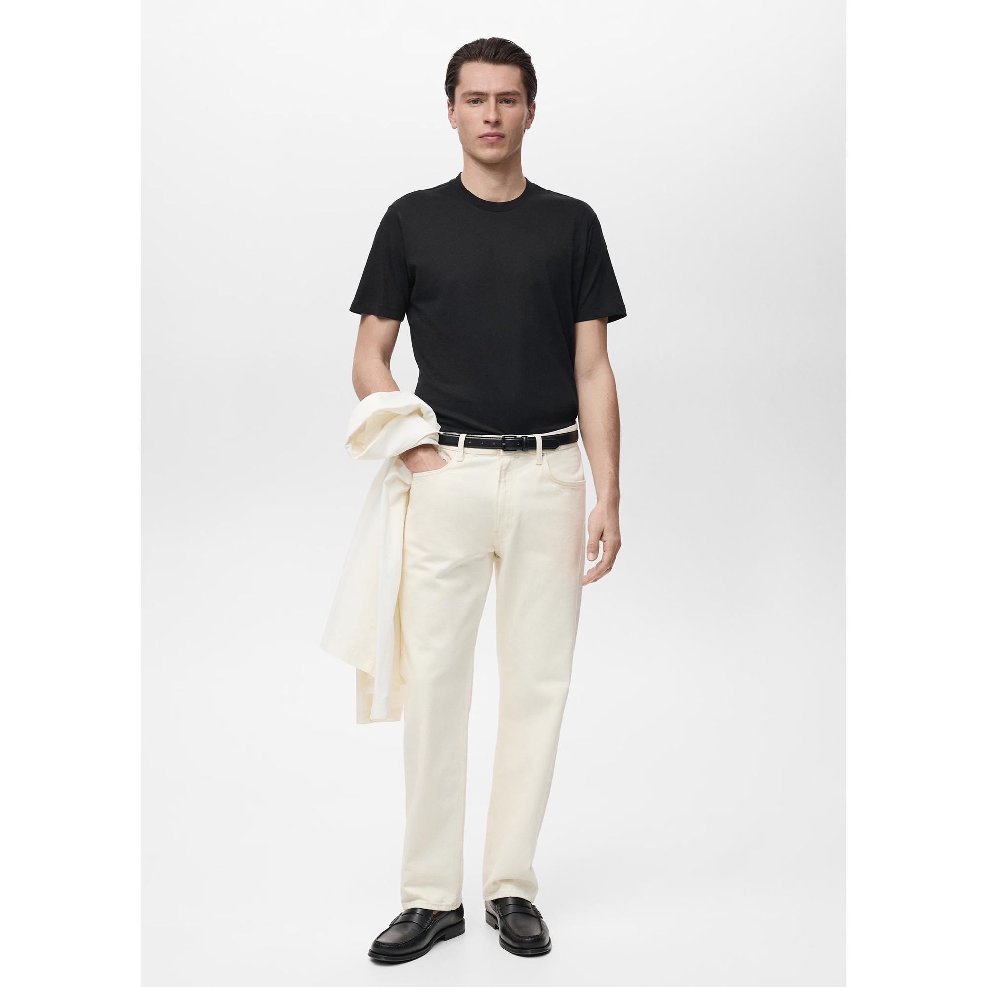 Mango Man T-shirt Slim Fit Col Rond Manches Courtes  