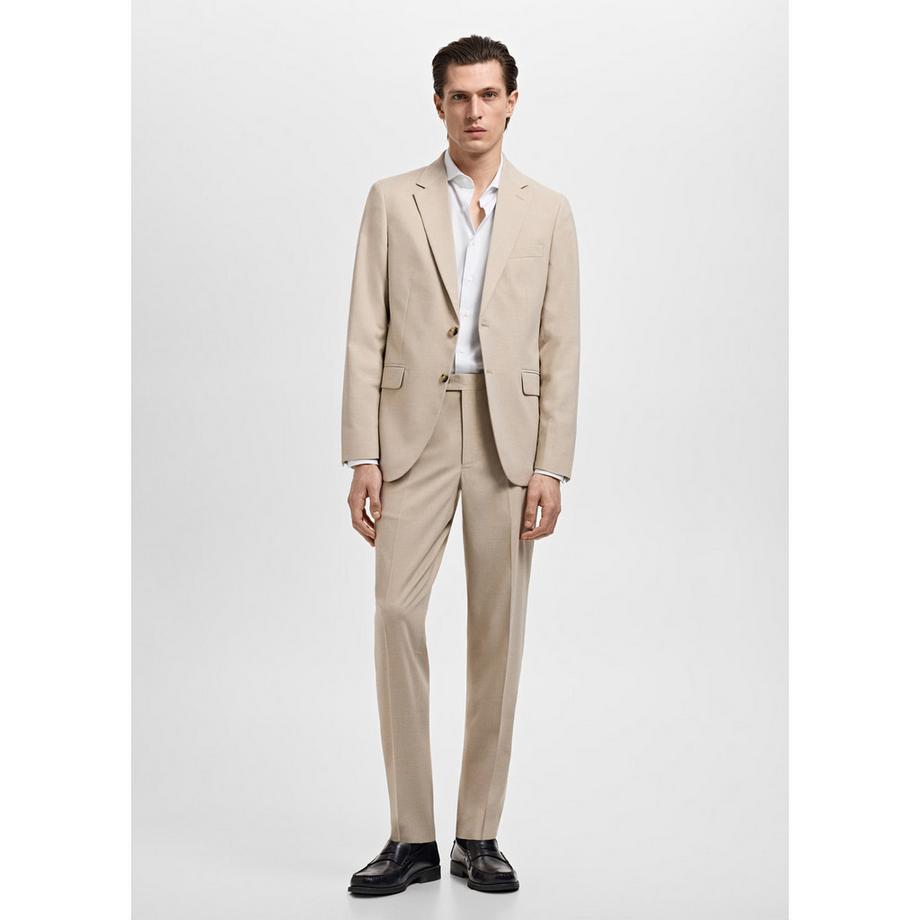 Mango Man Slim Fit Popeline Langarmhemd  