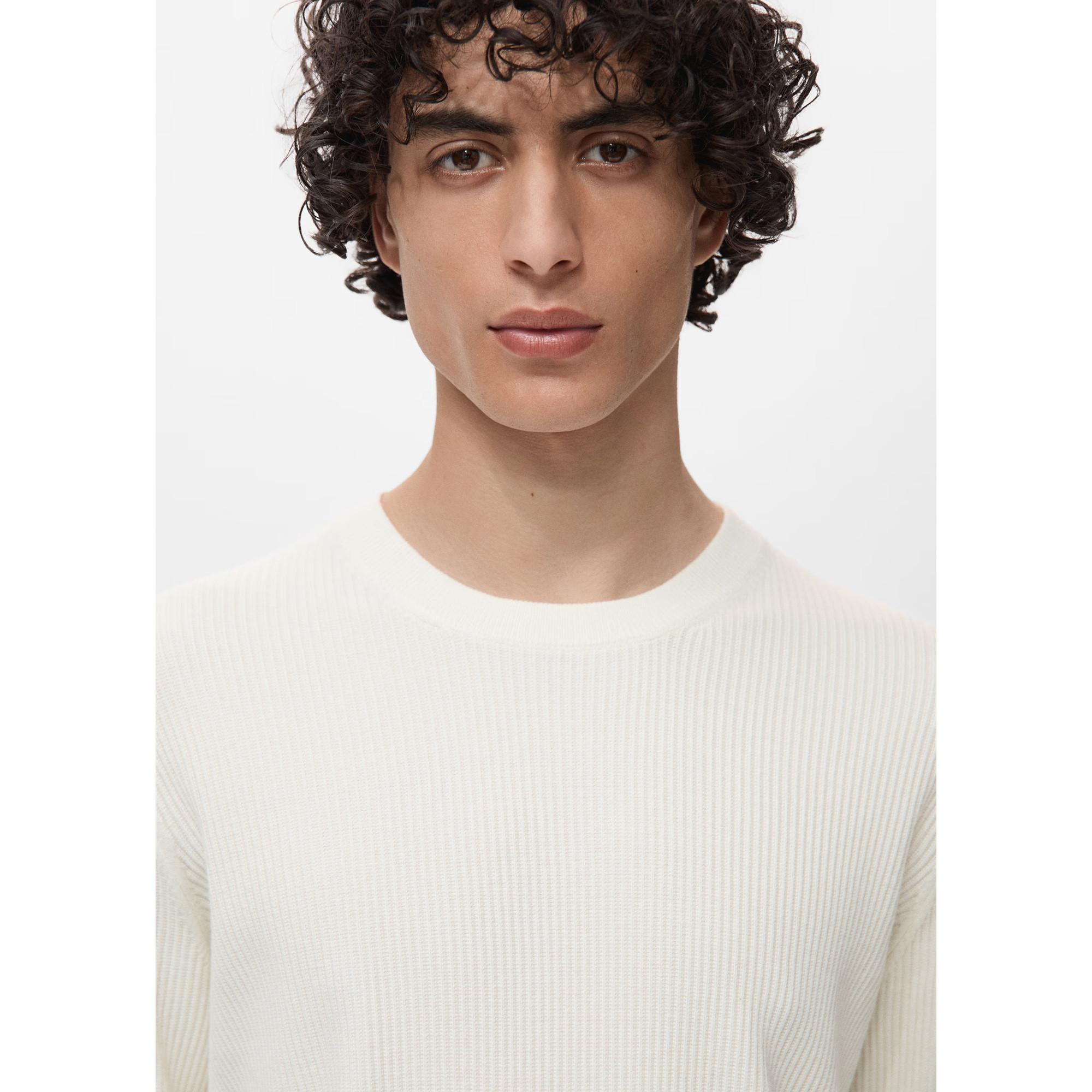 Mango Man Rippstrick Pullover  
