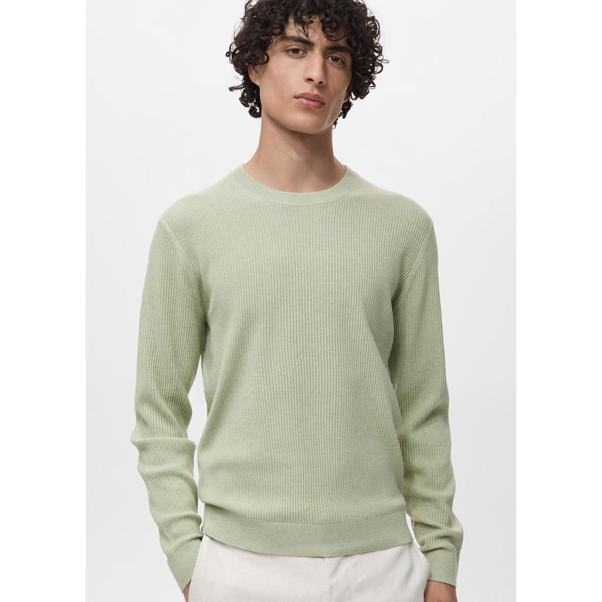 Mango Man Maglione a Costine  