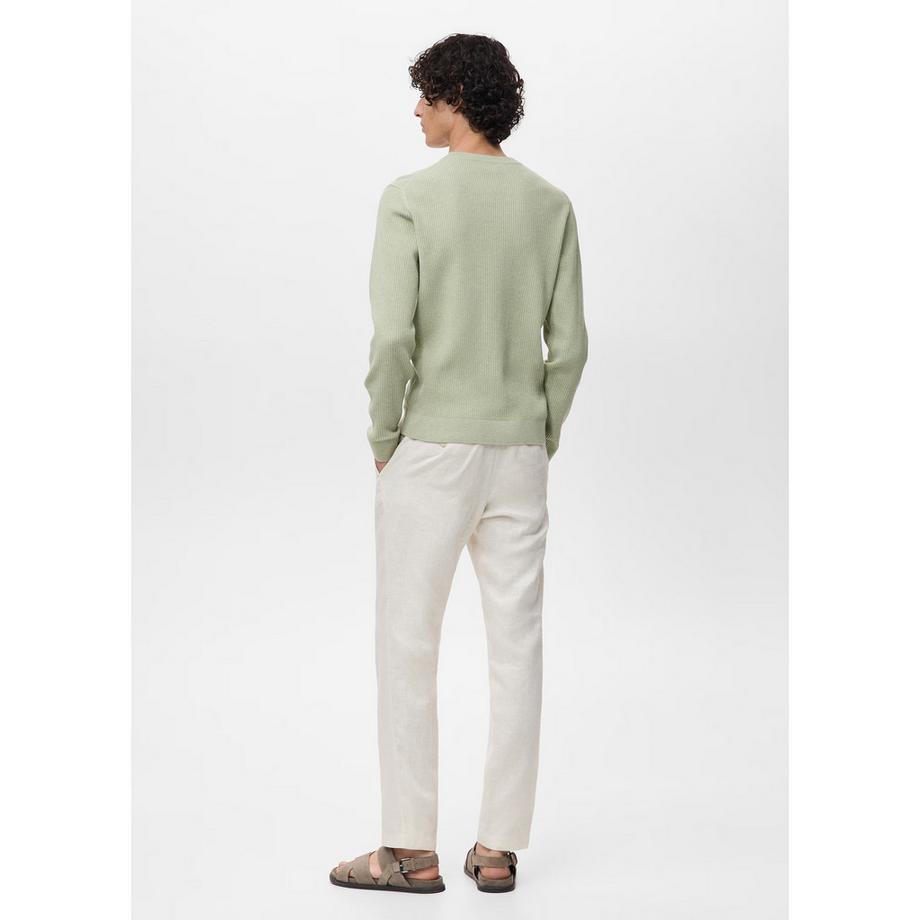 Mango Man Rippstrick Pullover  