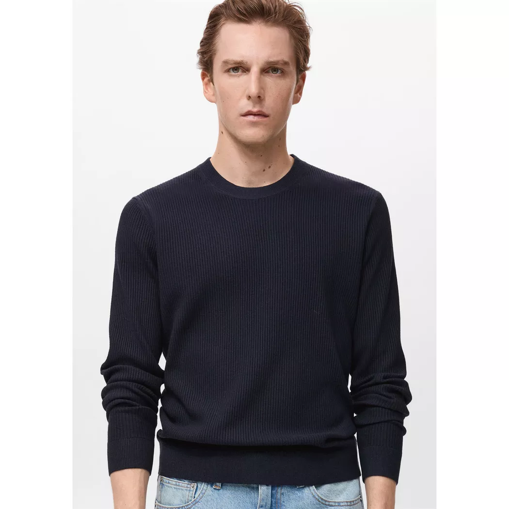 Mango Man - Pullover, für Herren, Marine, Größe S 3