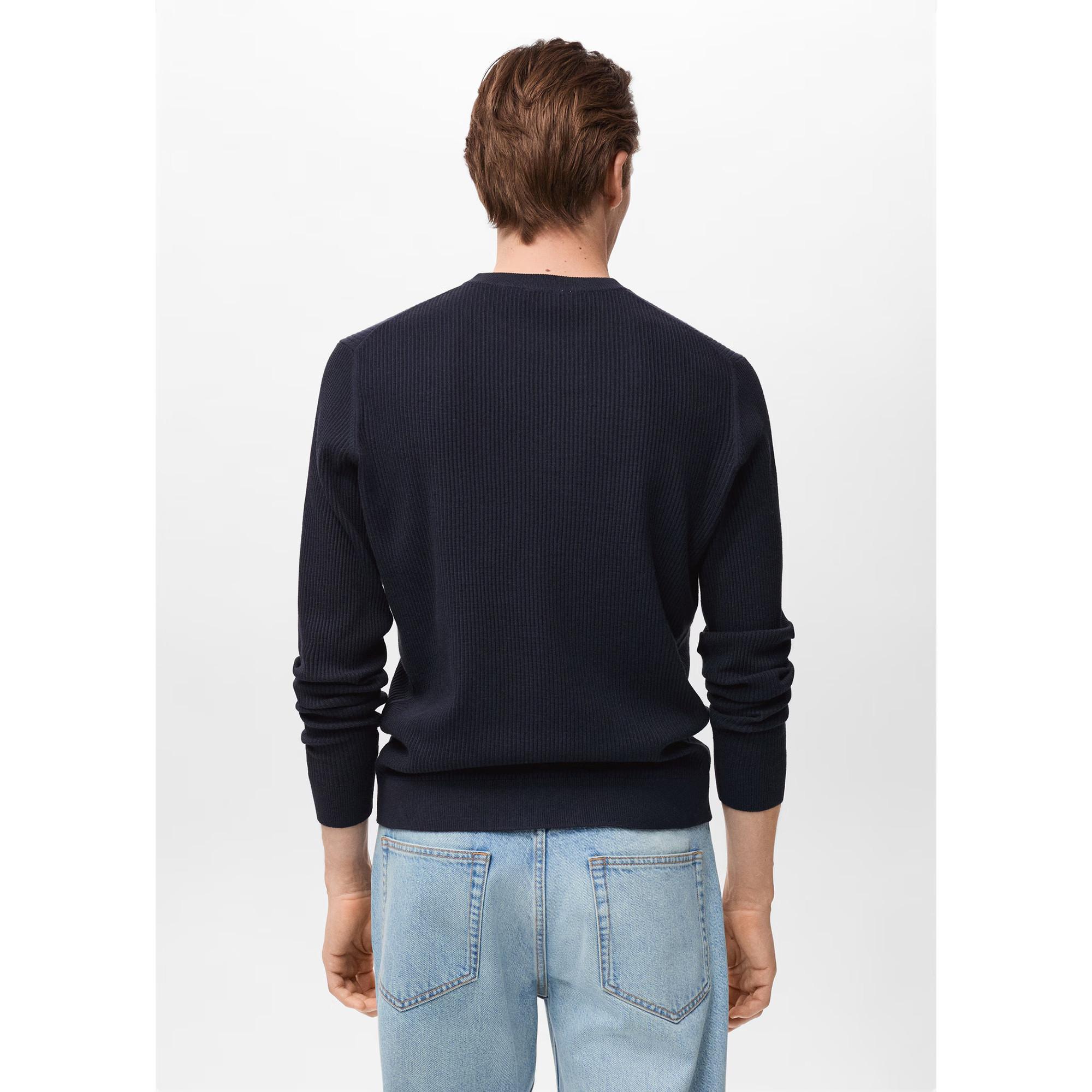 Mango Man Maglione a Costine  