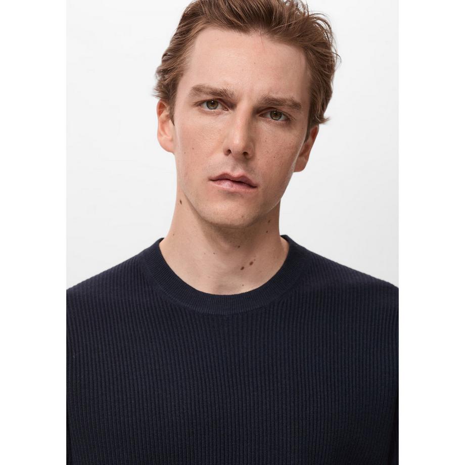 Mango Man Maglione a Costine  