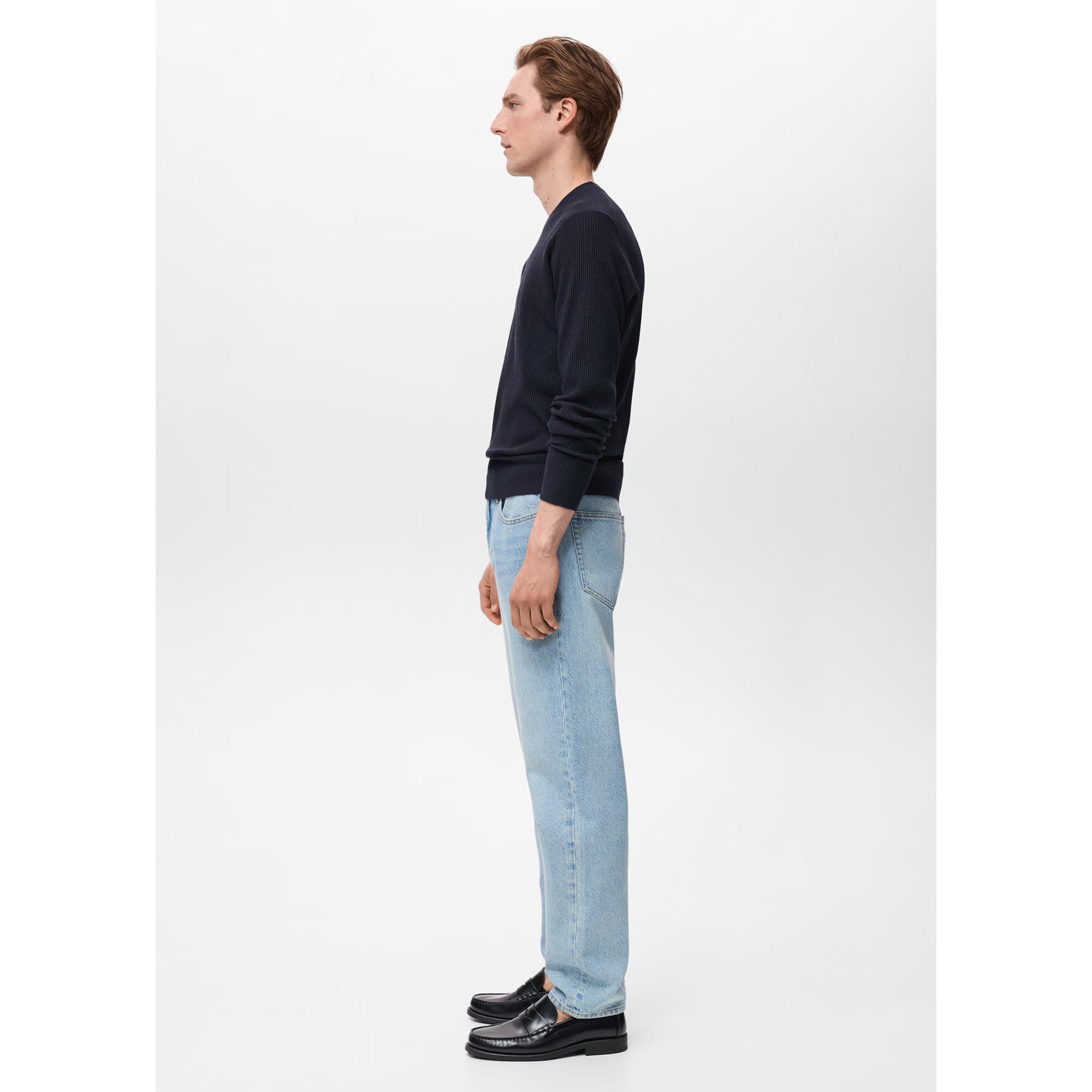 Mango Man Maglione a Costine  