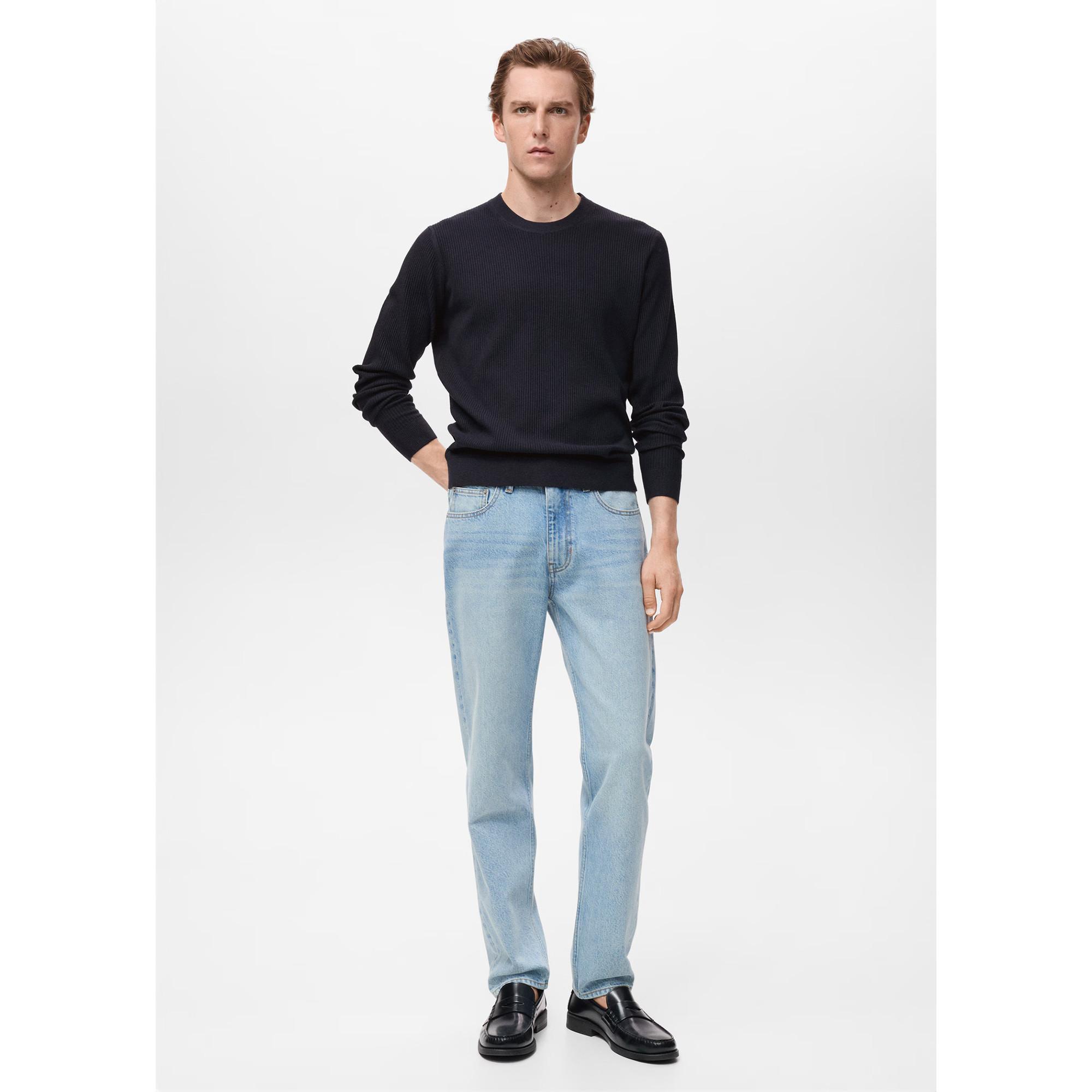 Mango Man Maglione a Costine  