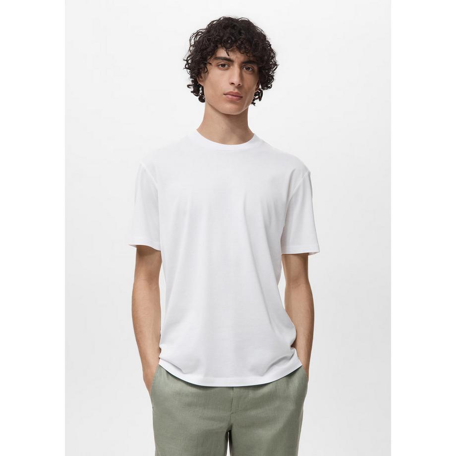 Mango Man Slim Fit Rundhals Kurzarm T-Shirt  