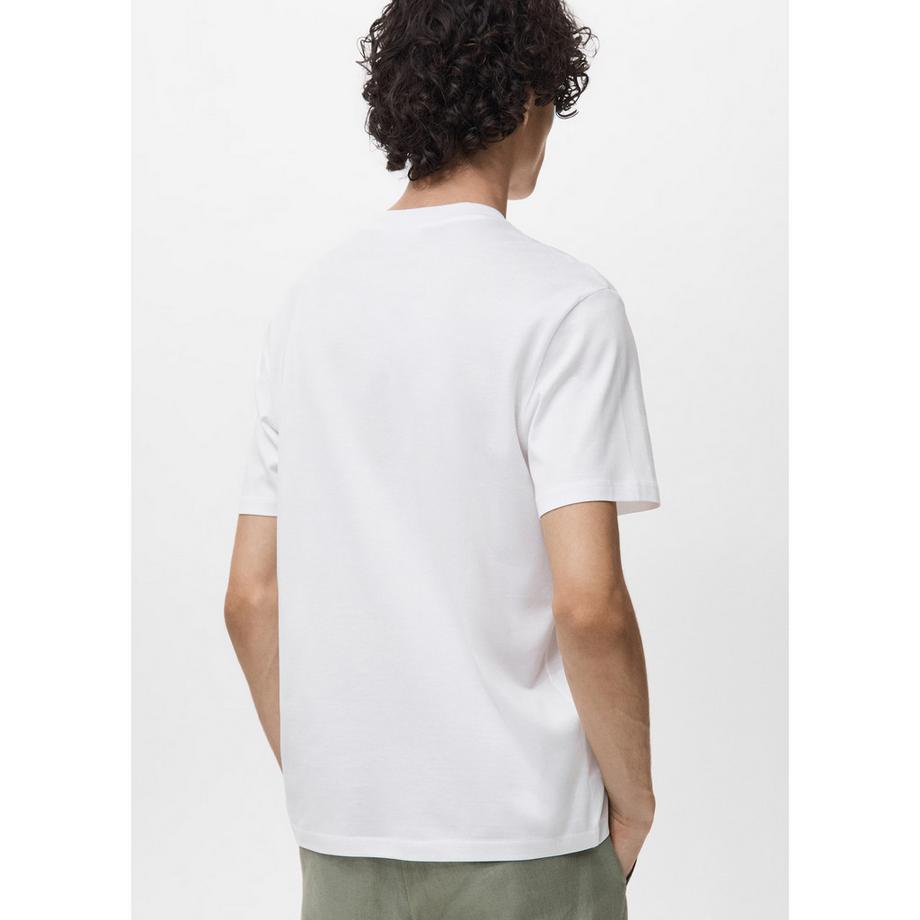 Mango Man Slim Fit Rundhals Kurzarm T-Shirt  