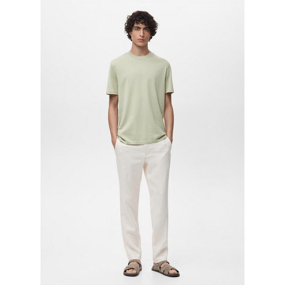 Mango Man Slim Fit Rundhals Kurzarm T-Shirt  