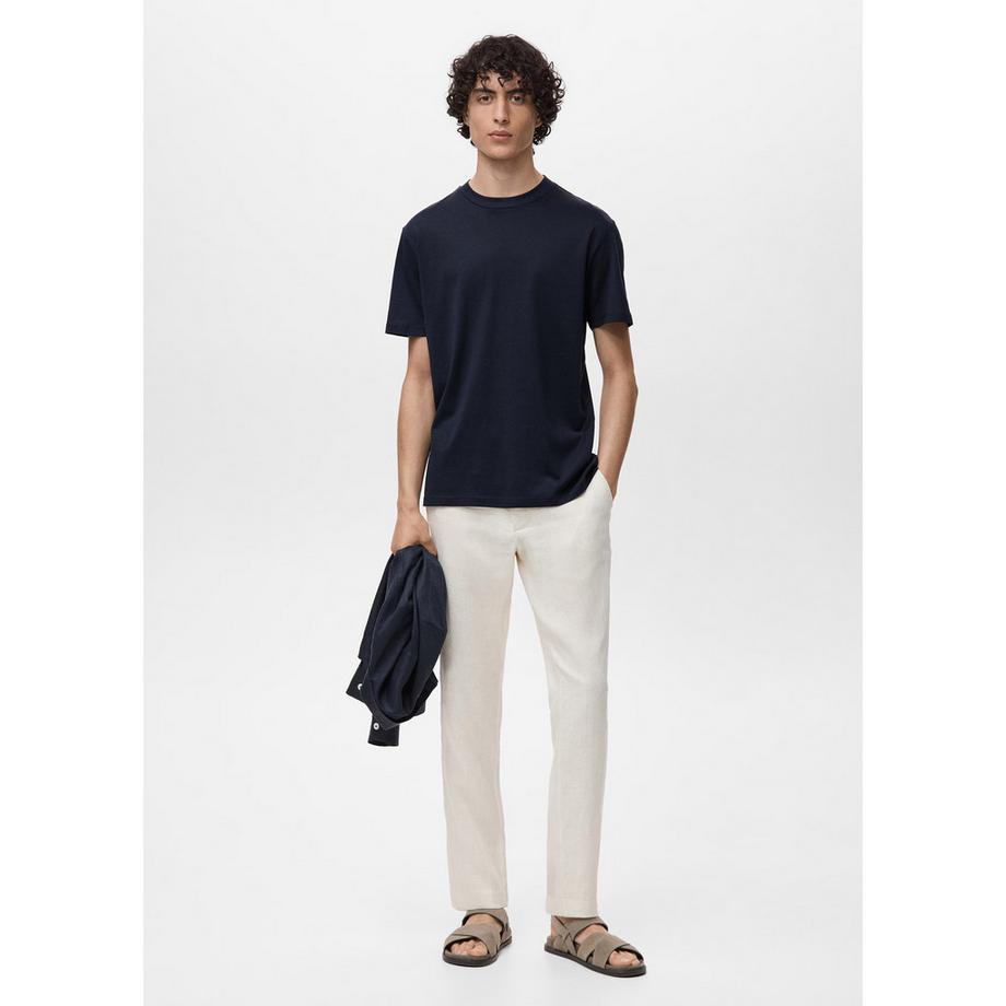 Mango Man T-shirt Slim Fit Col Rond Manches Courtes  