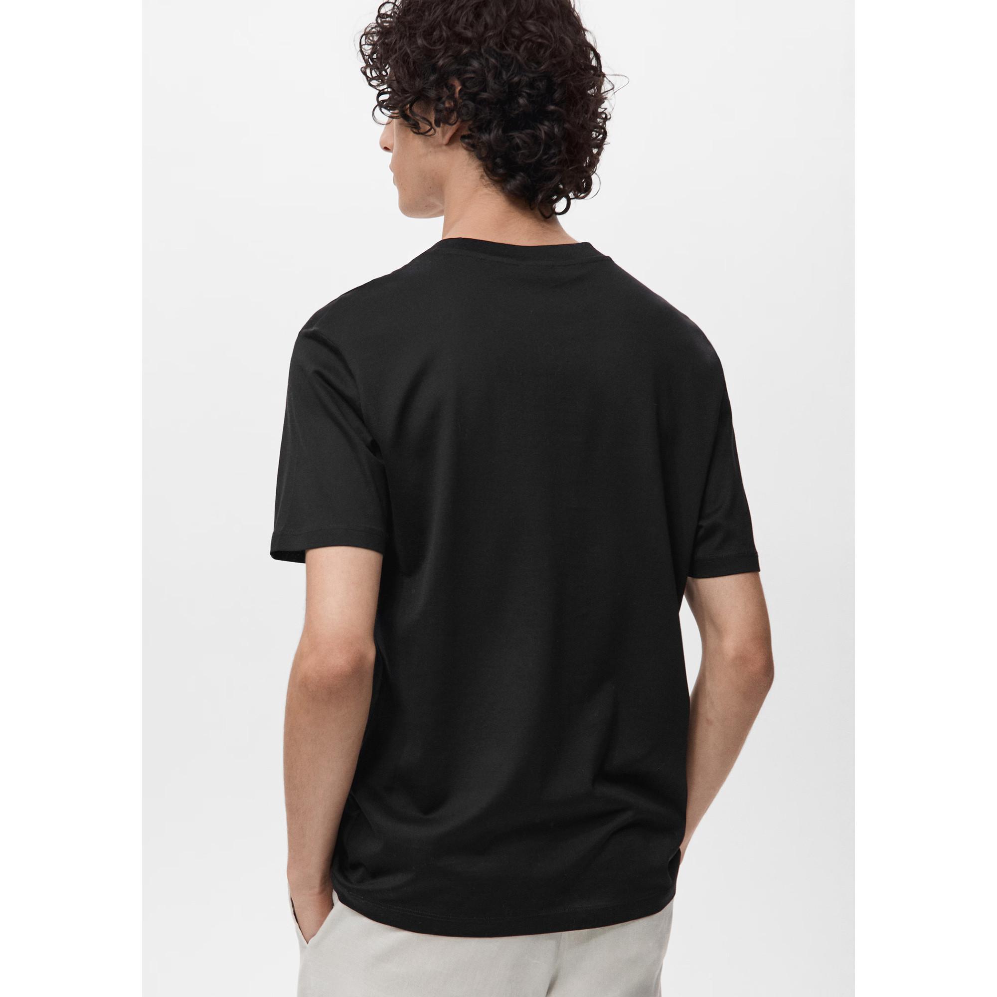 Mango Man T-shirt Slim Fit Girocollo Maniche Corte  