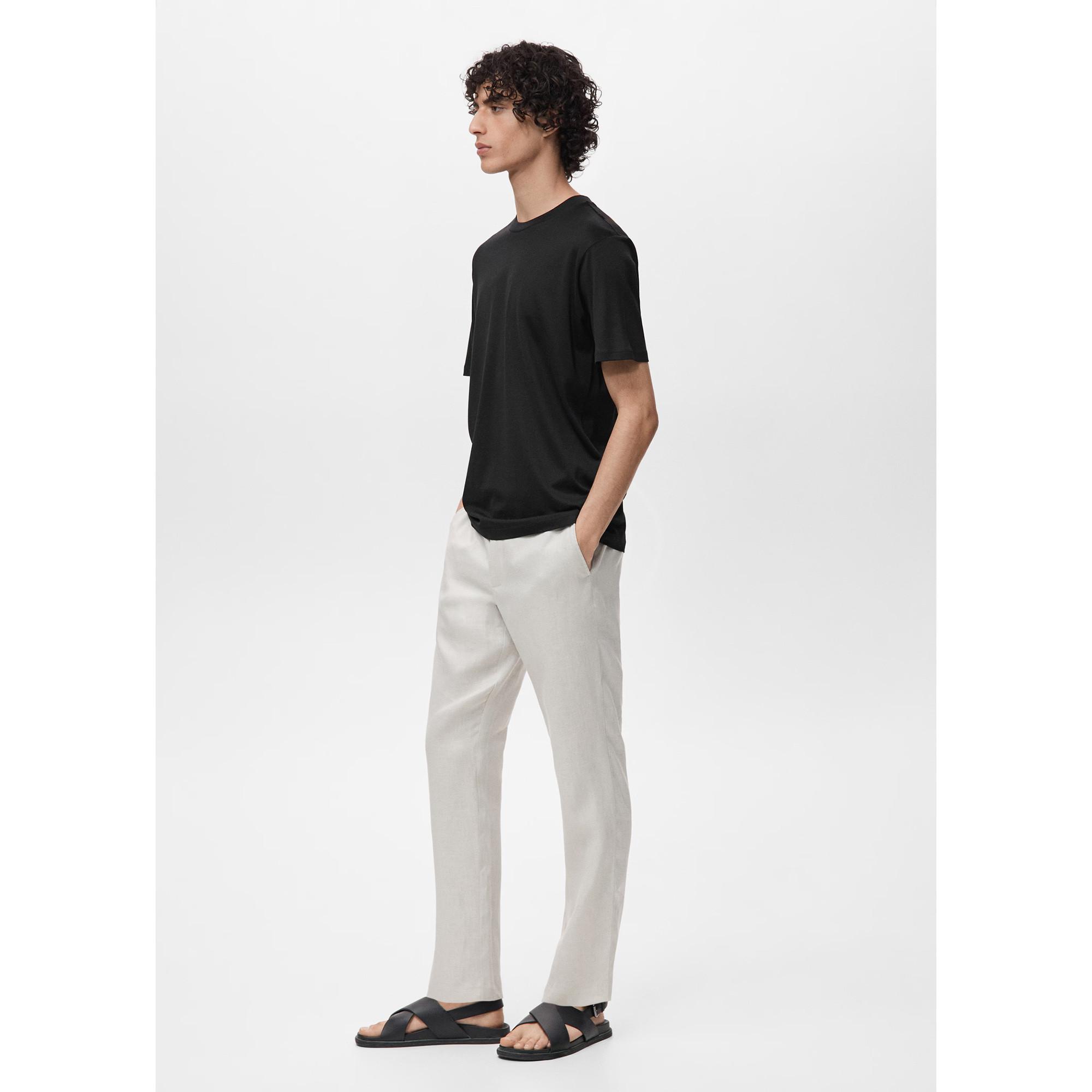 Mango Man T-shirt Slim Fit Girocollo Maniche Corte  