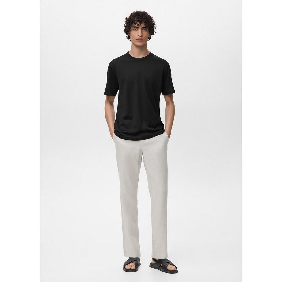 Mango Man Slim Fit Rundhals Kurzarm T-Shirt  
