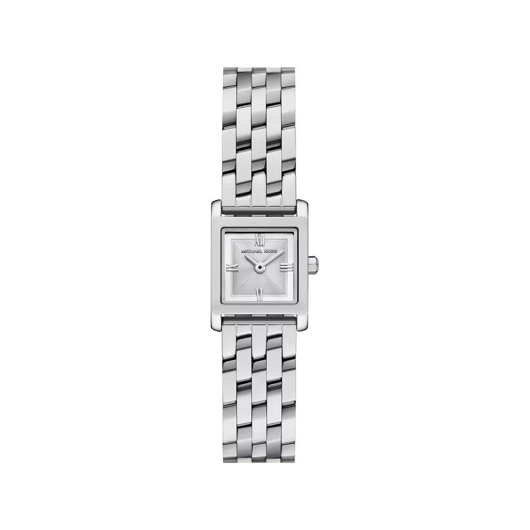 Quarzuhr MICHAEL KORS "GEORGIE", edelstahlfarben, Armbanduhren, Damen, Quarzuhr, Armbanduhr, Damenuhr, Edelstahlarmband, analog