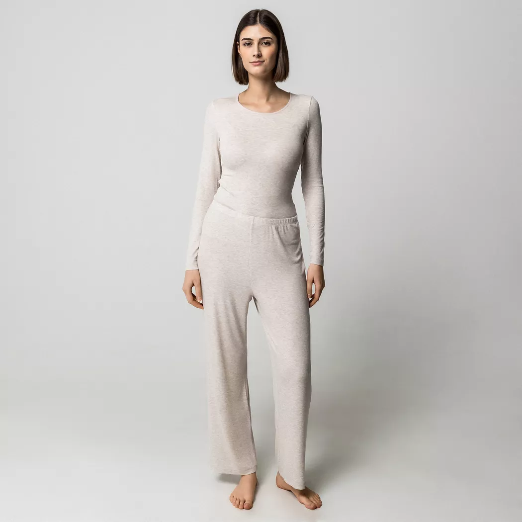 Manor Woman - Pyjamahose, für Damen, Beige, Größe M