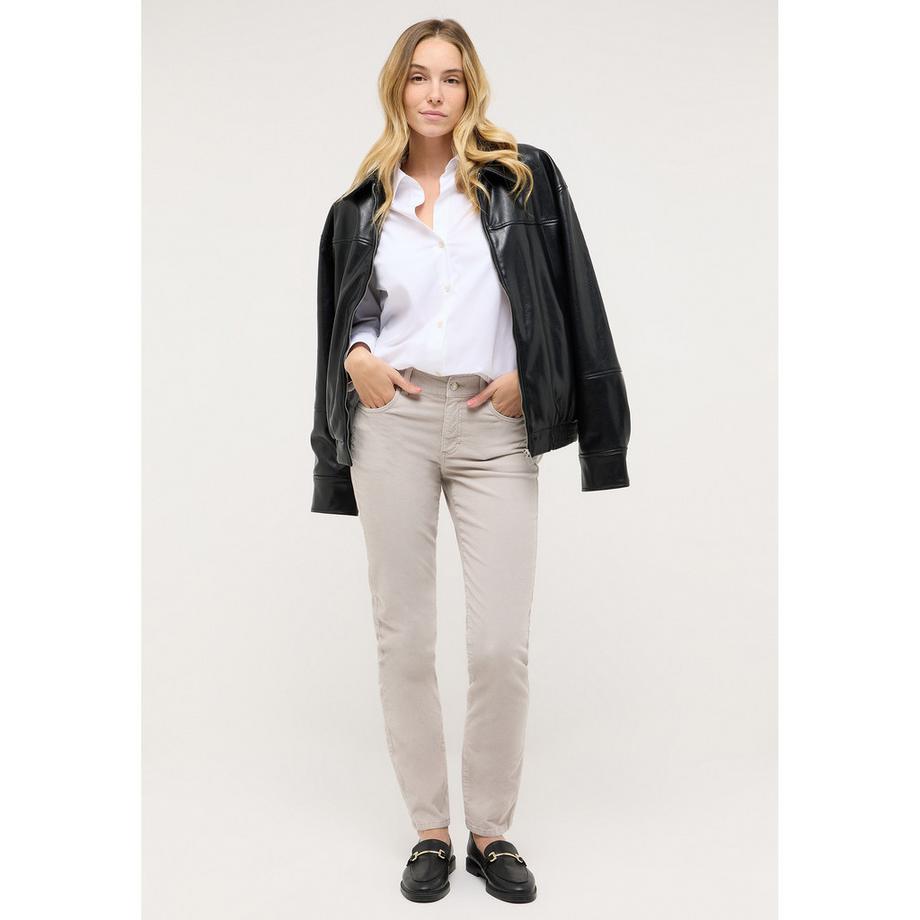 ANGELS Cici Pantalon en velours côtelé Slim Fit  