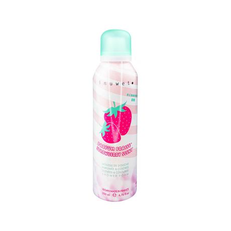 inuwet  Mousse de douche parfum fraise 