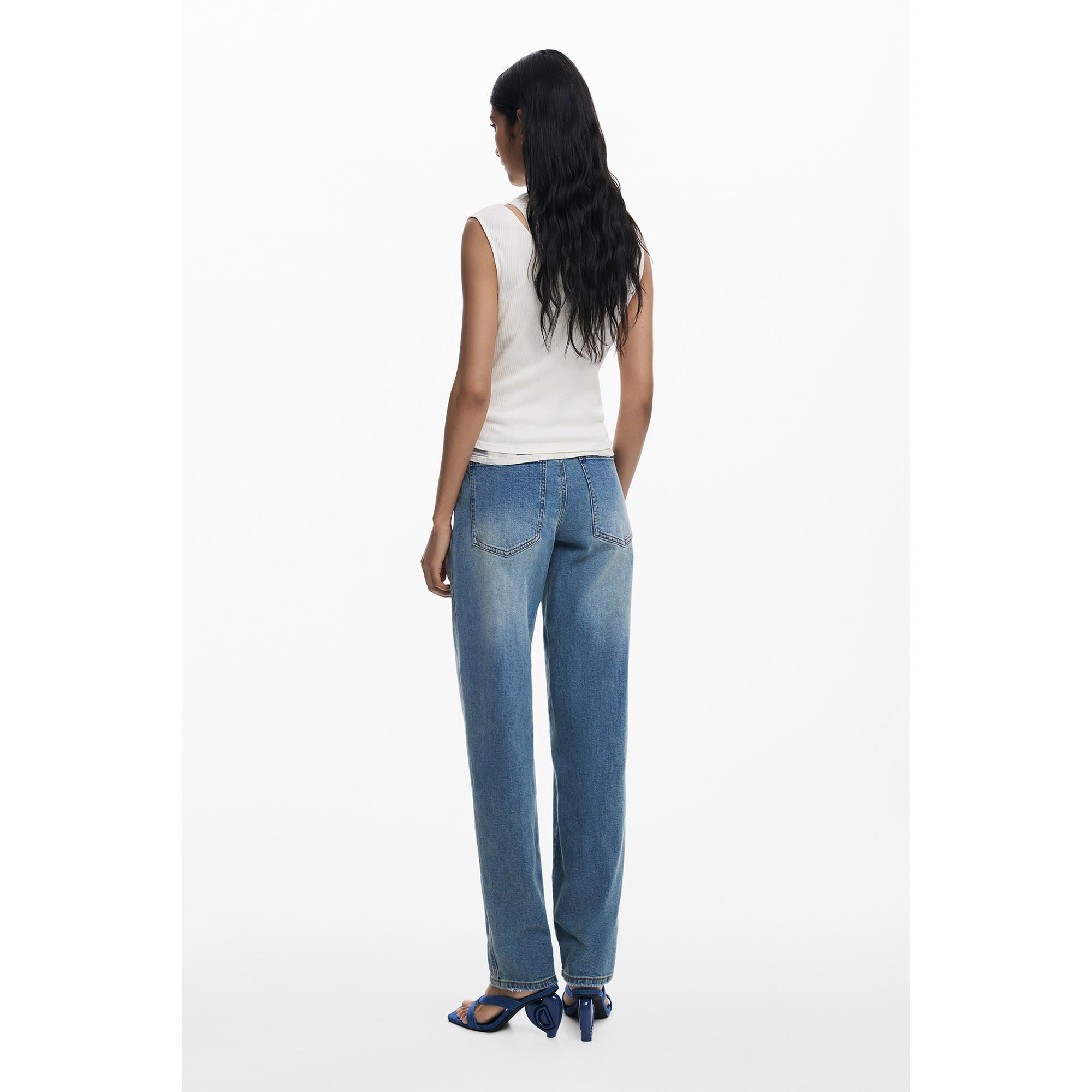 Desigual T-shirt sans manches effet superposé  