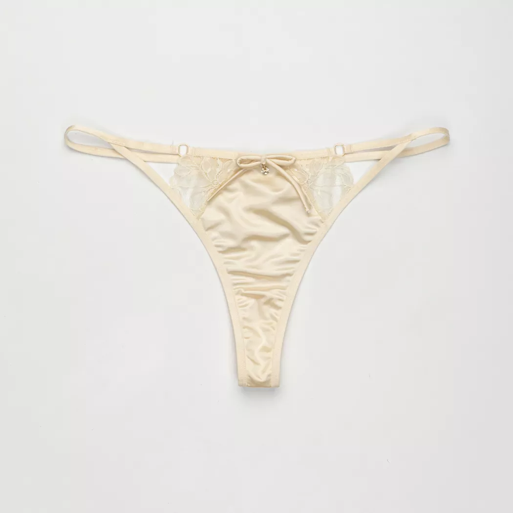 Manor Woman - String, für Damen, Creme, Größe S