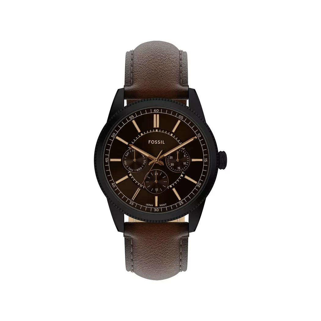 Fossil - Analoguhr, Pearson, 42mm, Braun
